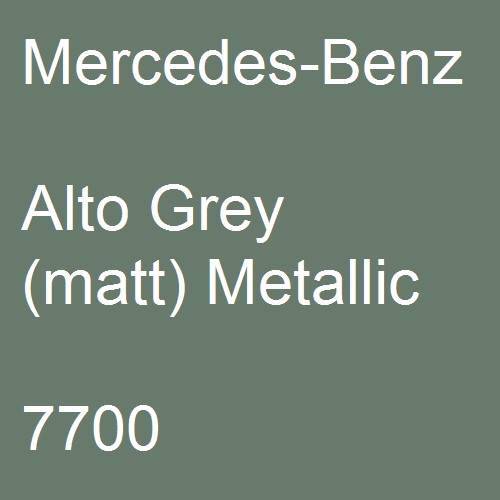 Mercedes-Benz, Alto Grey (matt) Metallic, 7700.